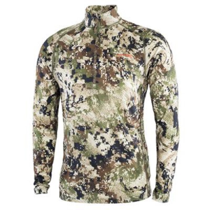 SITKA Merino Core Lightweght Half-Zip Optifade Subalpine - Sitka