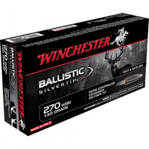 WINCHESTER AMMO 270 WSM 130Gr Ballistic Silvertip 20rd