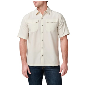 5.11 TACTICAL Freedom Flex Short Sleeve Shirt - Ivory Heather (746) - 5.11 Tactical