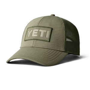 YETI Core Patch Trucker Hat Olive on Olive - Yeti