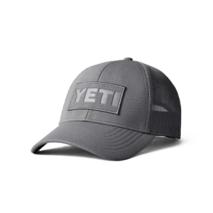 YETI Core Patch Trucker Hat Gray on Gray - Yeti