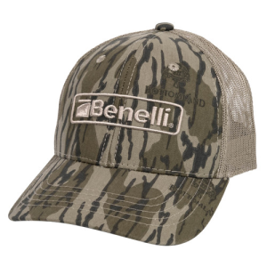 BENELLI Logo Hat - Mossy Oak Bottomland / Tan Mesh - Benelli
