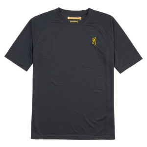 BROWNING TechTee Short Sleeve Shirt Carbon - Browning