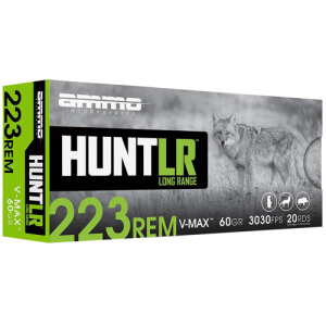 AMMO INC 223 Rem 60Gr V-Max Hunt LR 20rd