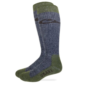 DRAKE Mens Merino Wool Blend Sock Olive - Drake
