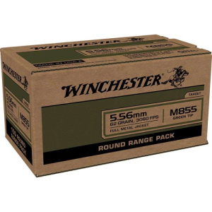 WINCHESTER AMMO 5.56 NATO 855 62 FMJ Win LC 100rd Bulk