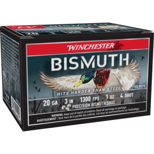 WINCHESTER AMMO 20Ga 3" #4 Bismuth 1oz 15rd