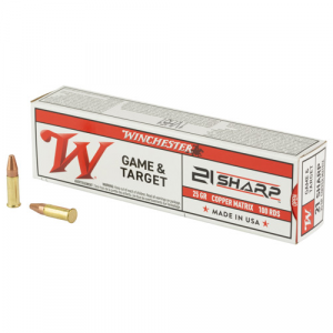 WINCHESTER AMMO 21 Sharp 25Gr Copper Matrix (LF Bullet) 100rd