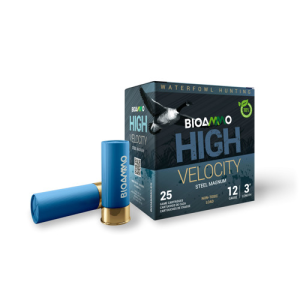 BIOAMMO 12Ga 3" #2 Steel HS 1-1/8oz 25rd - Bioammo