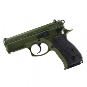 CZ-USA 75 P-01 9mm 3.8" 14rd Pistol - OD Green / Rubber Grips - Cz-Usa