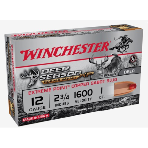 WINCHESTER AMMO 12Ga 2-3/4" 1600 Copper Sabot Slug Deer
