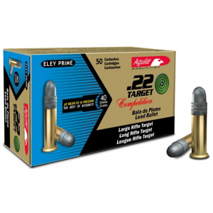 AGUILA AMMO 22 LR Target 1080FPS 40Gr Solid - Aguila Ammo