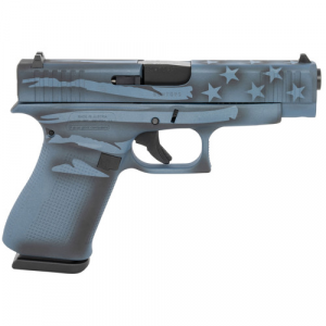 GLOCK G48 MOS 9mm 4.17" 10rd Pistol | Titanium Battleworn Flag - Glock