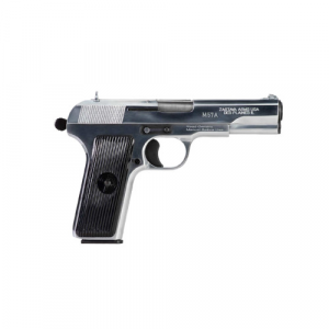 ZASTAVA M57A 7.62x25 Tokarev 4.5in Nickel/Chrome 9rd - Zastava