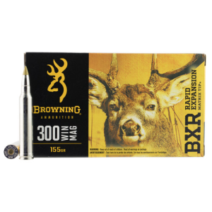 BROWNING BXR Deer 300 Win Mag 155gr Rifle Ammunition | 20 Rounds