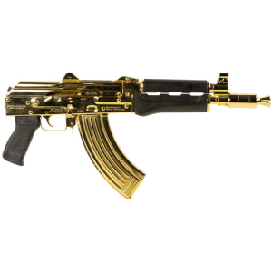Zastava Arms ZPAP92 AK Pistol 7.62x39 10 Inch Gold Plating