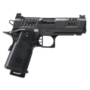 STACCATO C Optic Ready 9mm 4" 15rd Flat Trigger - Black