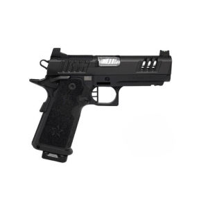 Staccato 2011 C, 9mm, 4.0 Barrel, 2 Magazines, Full Size Grip, Optics Ready, DLC Slide & Barrel, Flat Trigger, Pistol