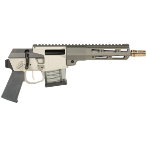 Q Mini Fix, Bolt Action, Pistol, 300 Blackout, 8 in Threaded Barrel, Clear Anodized Finish, Black Accents, 10 Rounds, 1 Mag, Product Finishes, Shade Variations and Other Imperfections Are Normal Due t