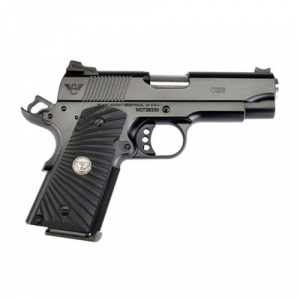 WILSON COMBAT CQB Compact 1911 9mm 4" 8/10rd Pistol + Fiber Optic Sights | Black