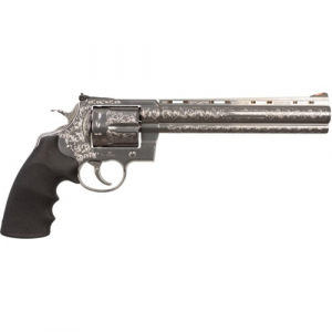 COLT Anaconda 44 Rem Mag 8" 6rd Revolver - Custom Scroll Engraving / Rubber Grips