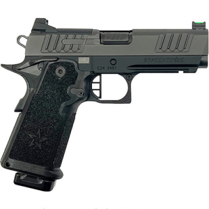 Staccato 2011 C, 9mm, 4.0 Barrel, 2 Magazines, Full Size Grip, Optics Ready, DLC Slide, Stainless Barrel Curved Trigger, Pistol