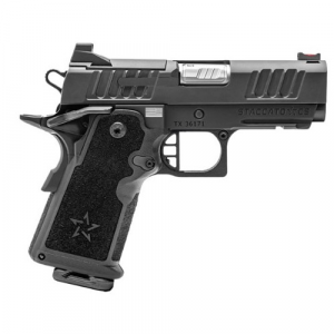 STACCATO Cs 2011 9mm 3.5" 16rd Optic Ready Pistol W/ Fiber Optic Sights Flat Face Trigger - Black