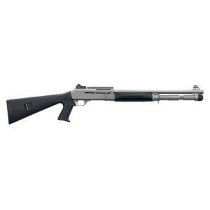M4 Tactical 12 Gauge Semi-Auto Shotgun W/Pistol Grip - M4 Tact. 12ga 18.5'''' Bbl 5rd Ghost Ring Pistol Grip Titanium