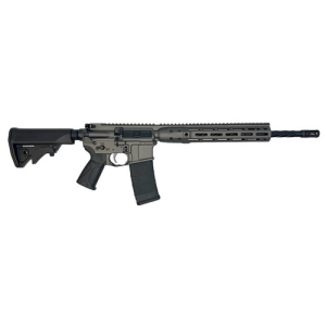 Lwrc International LWRC IC DI 5.56 NATO / 223 Rem 16.1" 30rd Semi-Auto AR15 Rifle w/ Spiral Fluted Barrel | Tungsten - $1820.00 at KYGUNCO