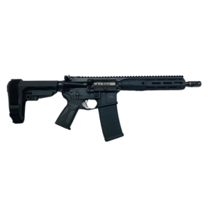 Lwrc International LWRC IC DI 300Blk M-LOK 10.5" Black Pistol SBA3 Brace - $1675.99 at KYGUNCO