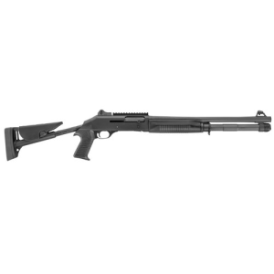 M4 Tact 12ga Semi-Auto Shotgun Pistol Grip & Telescoping Stock - M4 Tactical 12ga 18.5'''' Bbl 7rd Ghost Ring Tele/Pg Black