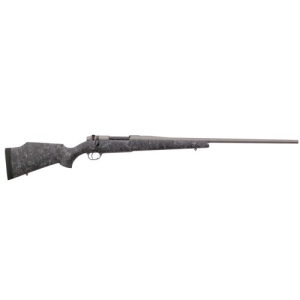 WEATHERBY Mark V Weathermark 300 Weatherby Mag 26" 3+1 Bolt Rifle - Black / Grey Webbing