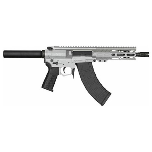CMMG Banshee MK47 7.62X39mm 8" 30rd AK Pistol w/ Tube (No Brace) | Titanium - Cmmg