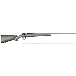 Christensen Arms 8010100900 Mesa 7mm Rem Mag 3+1 24in Threaded Barrel, Burnt Bronze Cerakote, Green with Black/Tan Webbing Stock