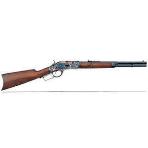 UBERTI 1873 Half Octagon 45 LC 18" 10rd Lever Rifle - Case Hardened | Walnut