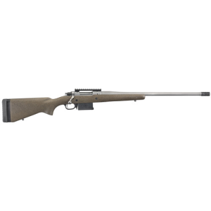 Ruger RUGER M77 Hawkeye LR Hunter 6.5 PRC 22" 3rd Bolt Rifle w/ Threaded Barrel - Stainless / Speckled - $1184.36 at KYGUNCO