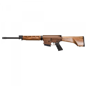 WINDHAM WEAPONRY SRC 308 Win 18" 5rd Semi-Auto Rifle w/ Fluted Barrel | Nutmeg Laminate
