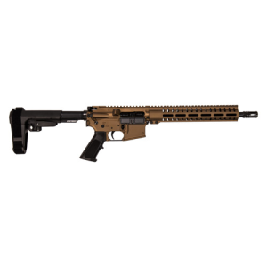 CMMG Banshee 200 MK4 5.56 NATO 12.5" 30+1 AR15 Semi-Auto Pistol - Burnt Bronze - Cmmg