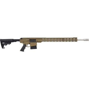 Great Lakes Firearms & Ammunition GREAT LAKES FIREARMS AR10 243 Win 24" 5+1 Semi-Auto Rifle | Bronze - $882.99 at KYGUNCO