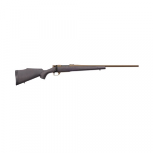 WEATHERBY Vanguard Weatherguard 243 Win 24" 5rd Bolt Rifle w/ Threaded Barrel - Grey / Burnt Bronze