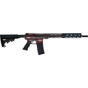 Great Lakes Firearms & Ammunition GREAT LAKES FIREARMS AR-15 16" 30rd - American Flag / Battleworn - $699.07 at KYGUNCO