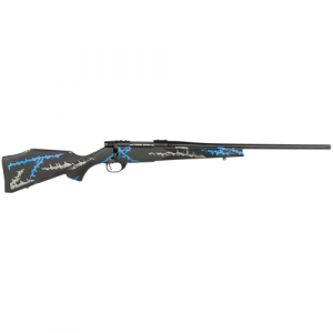 WEATHERBY Vanguard Compact 243 Win 20" 5rd Bolt Rifle - Black / Blue Synthetic