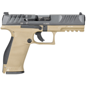 Walther Arms WALTHER ARMS PDP Full Size 9mm 4.5" 18rd Optic Ready Pistol - Black / Tan - $536.75 at KYGUNCO