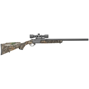 TRADITIONS Crackshot XBR 22 LR 16.5"/20" Single Shot Rifle w/ 4x32 Scope - Tungsten / Realtree Extra - Traditions