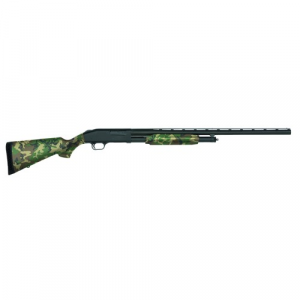 MOSSBERG 500 12 Gauge 28" 5rd - Woodland Synthetic