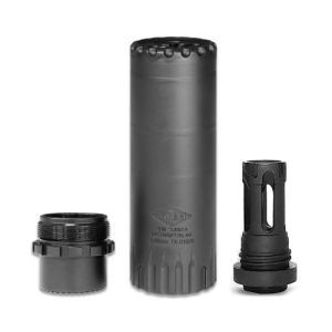 YANKEE HILL MACHINE COMPANY Turbo K-RB 5.56 NATO 4.9" Quick Detach Silencer / Suppressor | Black