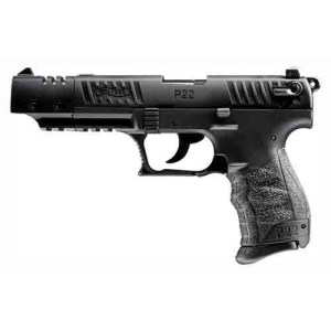 WALTHER ARMS P22 Target 22LR BL/BL 5" Threaded Barrel 10rd