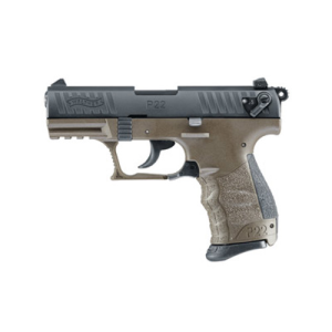 WALTHER ARMS P22 22LR 3.42" Threaded Barrel Flat Dark Earth