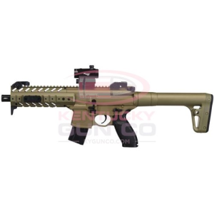 SIG SAUER MPXAIR, .177Cal 88Gr CO2, 30rd FDE Sig20R Red Dot