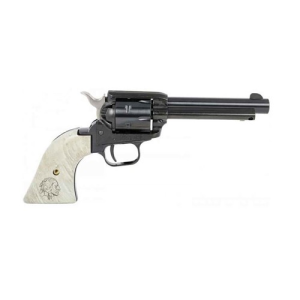 HERITAGE MANUFACTURING Rough Rider 22LR / 22WMR 4.75" 6rd Revolver - Black / Buffalo Nickel Engraved - Heritage Manufacturing